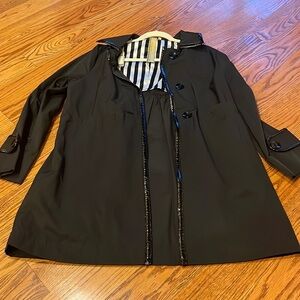 Ibisco by Vanessa Witke Woman’s Black Long Jacket Size M